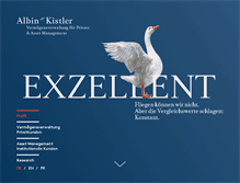 Tablet Screenshot of albinkistler.ch